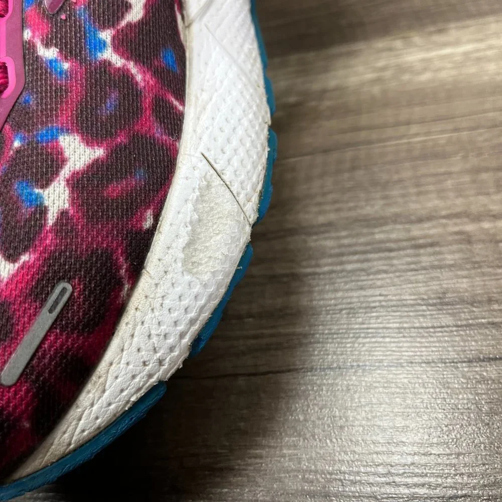Brooks Adrenaline GTS 22 Pink Leopard Womens US Size 10 EUR 42 Running Shoes - Picture 13 of 15